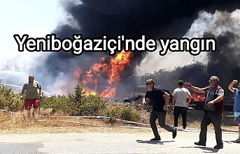 Yeniboğaziçi'nde yangın