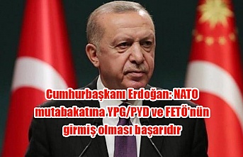 Cumhurbaşkanı Erdoğan: NATO mutabakatına YPG/PYD ve FETÖ'nün girmiş olması başarıdır
