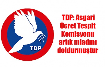 TDP: Asgari Ücret Tespit Komisyonu artık miadını doldurmuştur