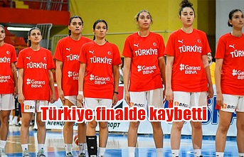 Türkiye finalde kaybetti