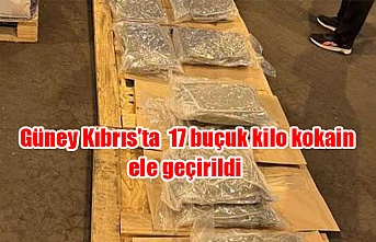 Güney Kıbrıs'ta dün 17 buçuk kilo kokain ele geçirildi