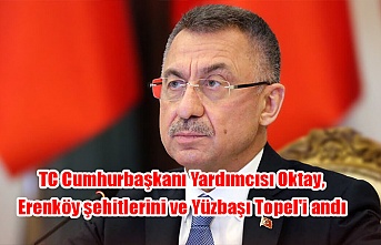TC Cumhurbaşkanı Yardımcısı Oktay, Erenköy şehitlerini ve Yüzbaşı Topel'i andı