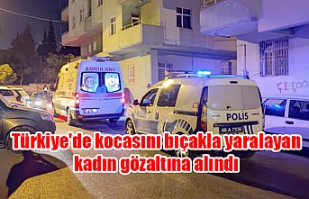 Türkiye'de kocasını bıçakla yaralayan kadın gözaltına alındı