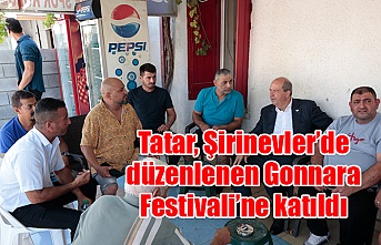 Cumhurbaşkanı Tatar, Şirinevler’de düzenlenen Gonnara Festivali’ne katıldı