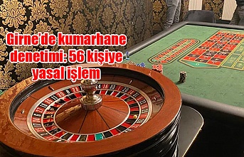 Girne’de kumarhane denetimi: 56 kişiye yasal işlem
