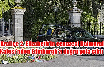 Kraliçe 2. Elizabeth'in cenazesi Balmoral Kalesi'nden Edinburgh'a doğru yola çıktı