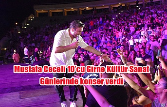 Mustafa Ceceli 10’cu Girne Kültür Sanat Günlerinde konser verdi