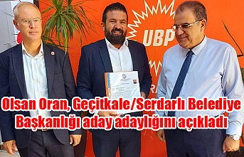 Olsan Oran, Geçitkale/Serdarlı Belediye Başkanlığı aday adaylığını açıkladı