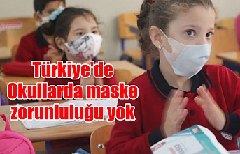 Türkiye'de Okullarda maske zorunluluğu yok