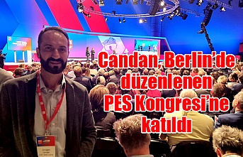Candan, Berlin’de düzenlenen PES Kongresi’ne katıldı