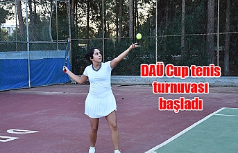 DAÜ Cup tenis turnuvası başladı