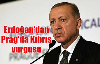 Erdoğan'dan Prag'da Kıbrıs vurgusu
