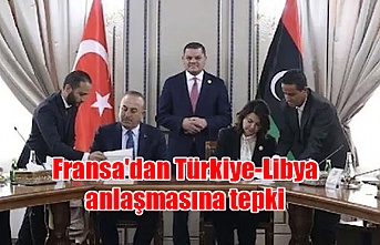 Fransa'dan Türkiye-Libya anlaşmasına tepki