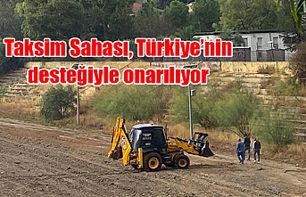 Taksim Sahası, Türkiye’nin desteğiyle onarılıyor
