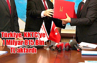 Türkiye, KKTC'ye 1 Milyar 815 Bin TL aktardı