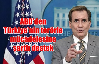 ABD'den Türkiye'nin terörle mücadelesine şartlı destek