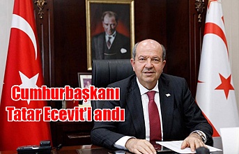 Cumhurbaşkanı Tatar Ecevit’i andı