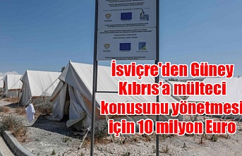 İsviçre'den Güney Kıbrıs’a mülteci konusunu yönetmesi için 10 milyon Euro maddi destek