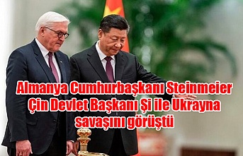 Almanya Cumhurbaşkanı Steinmeier, Çin Devlet Başkanı Şi ile Ukrayna savaşını görüştü
