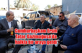Cumhurbaşkanı Ersin Tatar, Gazimağusa’da halkla bir araya geldi