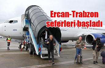 Ercan-Trabzon seferleri başladı​​​