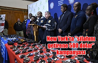 New York'ta "silahını getirene 500 dolar" kampanyası