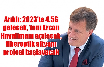 Arıklı: 2023’te 4.5G gelecek, Yeni Ercan Havalimanı açılacak, fiberoptik altyapı projesi başlayacak