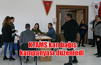 KTAMS kan bağış kampanyası düzenledi