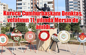 Kurucu Cumhurbaşkanı Denktaş, vefatının 11. yılında Mersin'de anıldı