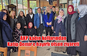 AKP kadın kollarından Katip Demir’e hayırlı olsun ziyareti