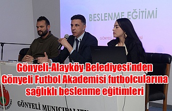 Gönyeli-Alayköy Belediyesi’nden Gönyeli Futbol Akademisi futbolcularına sağlıklı beslenme eğitimleri