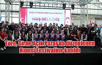 Töre, Girne Açık Pazar’da düzenlenen Hamsi Festivaline katıldı