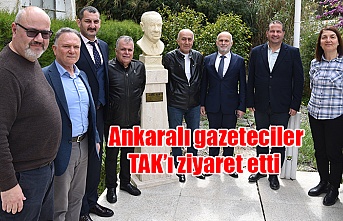 Ankaralı gazeteciler TAK’ı ziyaret etti