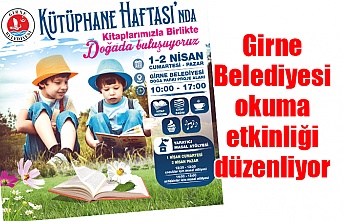 Girne Belediyesi okuma etkinliği düzenliyor