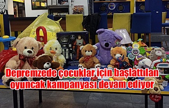 KKTC Fenerbahçeliler Derneği ile LTB’nin depremzede çocuklar için başlattığı oyuncak kampanyası devam ediyor