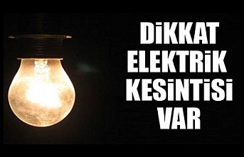 Mesarya bölgesindeki bazı köylerde yarın bir saatlik elektrik kesintisi