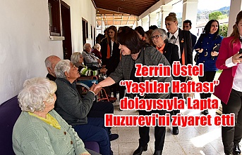 Zerrin Üstel “Yaşlılar Haftası” dolayısıyla Lapta Huzurevi'ni ziyaret etti