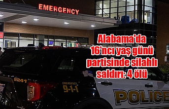 Alabama'da 16'ncı yaş günü partisinde silahlı saldırı: 4 ölü