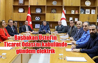 Başbakan Üstel'in Ticaret Odası’nı kabulünde gündem elektrik