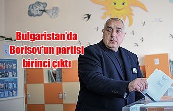 Bulgaristan’da Borisov'un partisi birinci çıktı