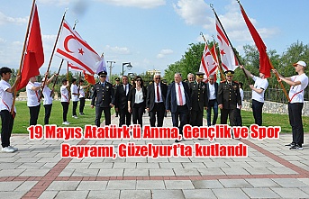 19 Mayıs Atatürk’ü Anma, Gençlik ve Spor Bayramı, Güzelyurt’ta kutlandı