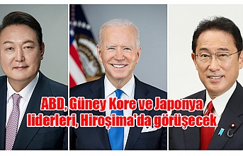 ABD, Güney Kore ve Japonya liderleri, Hiroşima'da görüşecek