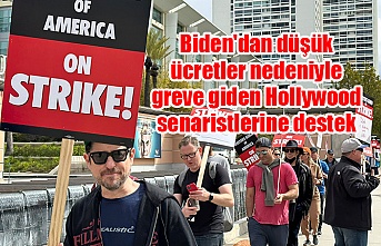 Biden'dan düşük ücretler nedeniyle greve giden Hollywood senaristlerine destek