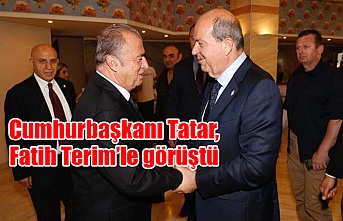 Cumhurbaşkanı Tatar, Fatih Terim’le görüştü
