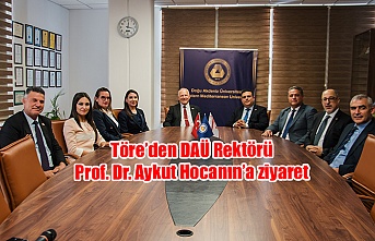 Töre’den DAÜ Rektörü Prof. Dr. Aykut Hocanın’a ziyaret