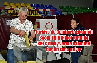 Türkiye’de Cumhurbaşkanlığı Seçimi’nin ikinci turunda KKTC’de oy verme işlemleri bugün sona eriyor