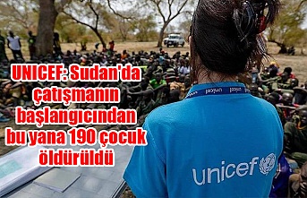 UNICEF: Sudan'da çatışmanın başlangıcından bu yana 190 çocuk öldürüldü