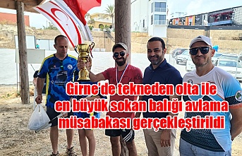 Girne’de sokan balığı avlama müsabakası gerçekleştirildi