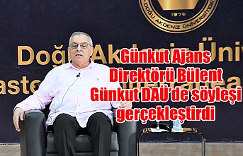 Günkut Ajans Direktörü Bülent Günkut DAÜ’de söyleşi gerçekleştirdi