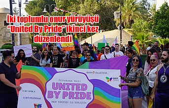 İki toplumlu onur yürüyüşü “United By Pride” ikinci kez düzenlendi